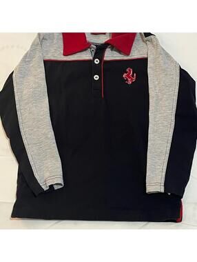 Ferrari Black and Gray Long Sleeve Kids Tshirt Boys Size 4T